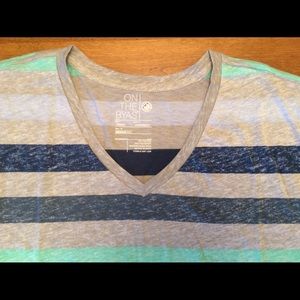 Men's On The Byas Grey, Mint, & Blue T-Shirt
